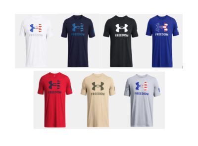 Under Armour Mens UA Men's UA Freedom Logo T-Shirt