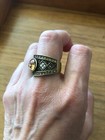 HEIDI DAUS Shades of Golden, Beige & Brown Swarovski Crystal Ring — photo 3