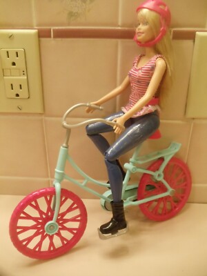 HTF Barbie Spin 'N Ride Pups -Bicycle Doll Helmet -Gently Used Condition-No  Dogs