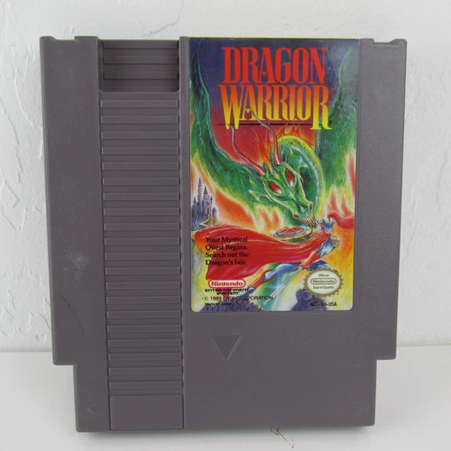 Dragon Warrior (Nintendo, NES)Tested Cleaned Original Authentic