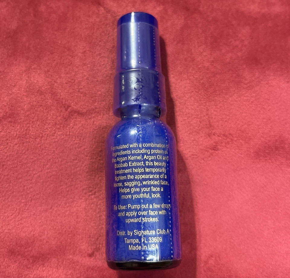 Signature Club A Precious Moroccan Argan Oil Taut Facial Firming Gel 1 oz Sealed - Image 2 of 3