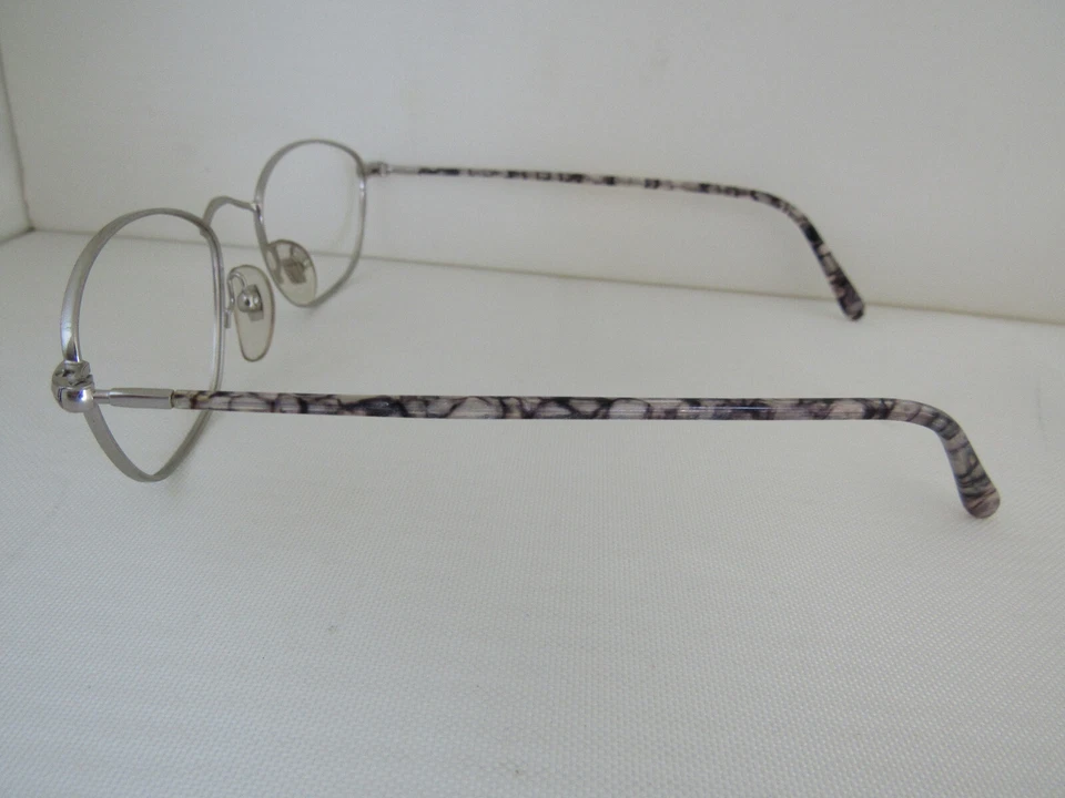 Nuevo de Lote Antiguo Ray Ban B&L W2657 NTAS Gatsby Taza de Té Metal Mármol Plata Gris Marco Foto 4 de 4