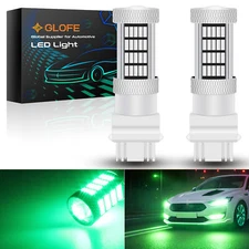 2X 3157 3156 4157 3155 Green 92SMD LED Daytime Running Light DRL Parking Bulbs