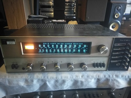 RECEPTOR FISHER VINTAGE 250 2 LED AZUL PARA CARA