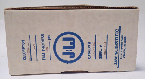 J&W SCIENTIFIC .1227032 DB-WAX 0.25μM FUSED SILICA CAPILLARY COLUMN NEW OPEN BOX - Foto 13 di 16