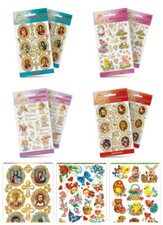 Easter Egg Decoration Stickers 16 different designs