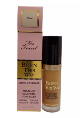 TOO FACED BORN THIS WAY SUPER COVERAGE MULTI-USE CONCEALER (NIB/.5oz)Pick Shade