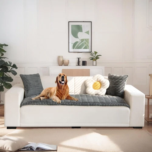 Thicken Plush Sofa Cover Non-Slip Couch Covers Cushion Slipcovers Pet Bed Mat US - Picture 2 of 49