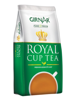 Girnar Royal Cup Tea Pouch Premium Assam ctc leaf black tea with Free Shipping