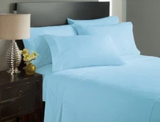 6 PIECE 1800 SERIES BED SHEET SET ALL COLORS