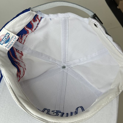 Vintage Owen Racing White and Blue Adult Cap Hat Adjustable - Picture 9 of 10