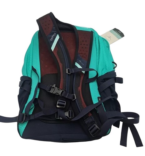 Osprey Quasar Backpack 26L Commuter Bag Laptop Green Navy Blue School Outdoor - Bild 16 von 23
