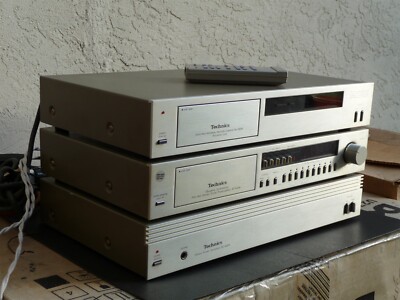 Technics Stereo System ST-K808 Preamp SE-A808 Power Amp SH-R808