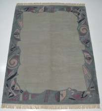 C4123 Modern Hochwertige Wollteppich Tibet Nepal Teppich Wolle ca 246 x 171 cm
