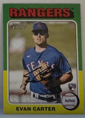 2024 Topps Heritage #170 Evan Carter M12 | eBay