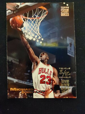 1992 - 1993 Topps Stadium Club #1 Michael Jordan Chicago Bulls