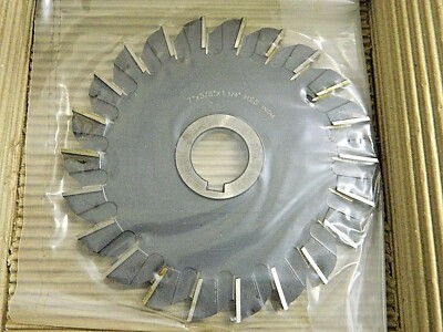 Interstate Side Milling Cutter HSS Straight Teeth 7''x 3/8'' x 1-1/4'' 22T 03017241