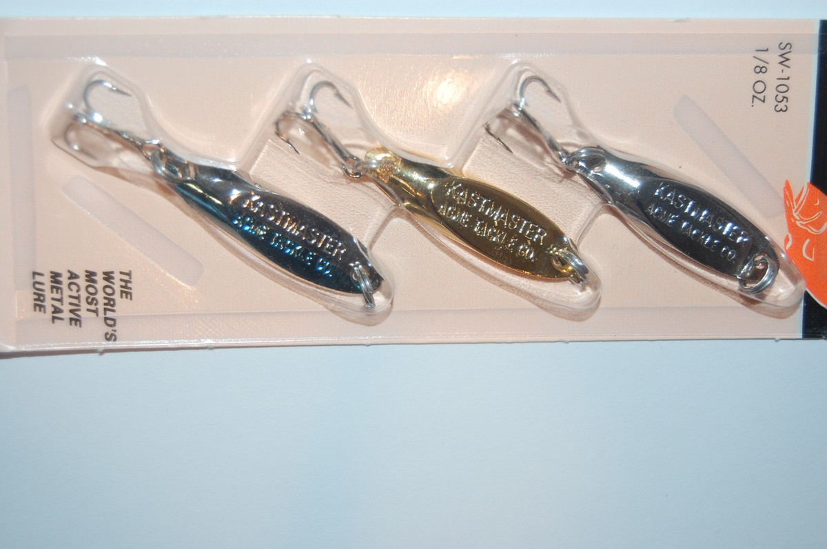 3 acme kastmaster jigs lures spoons jigging spoon 1/8oz chrome gold silver blue | eBay 3 acme kastmaster jigs lures spoons jigging spoon 1/8oz chrome gold silver blue | eBay
