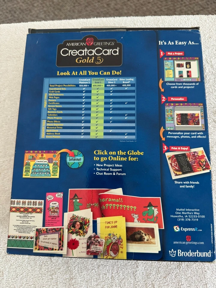 American Greetings CreataCard Gold 5 - Windows 95/98/NT - Image 2 of 2