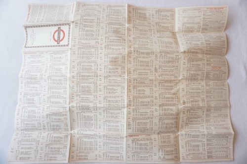 January 1950 Trolleybus & Tram Map London Transport Bus Underground VGC - Picture 7 of 8