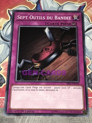 Yu Gi Oh Karte Sieben Werkzeuge des Banditen SS01-FRA18x2