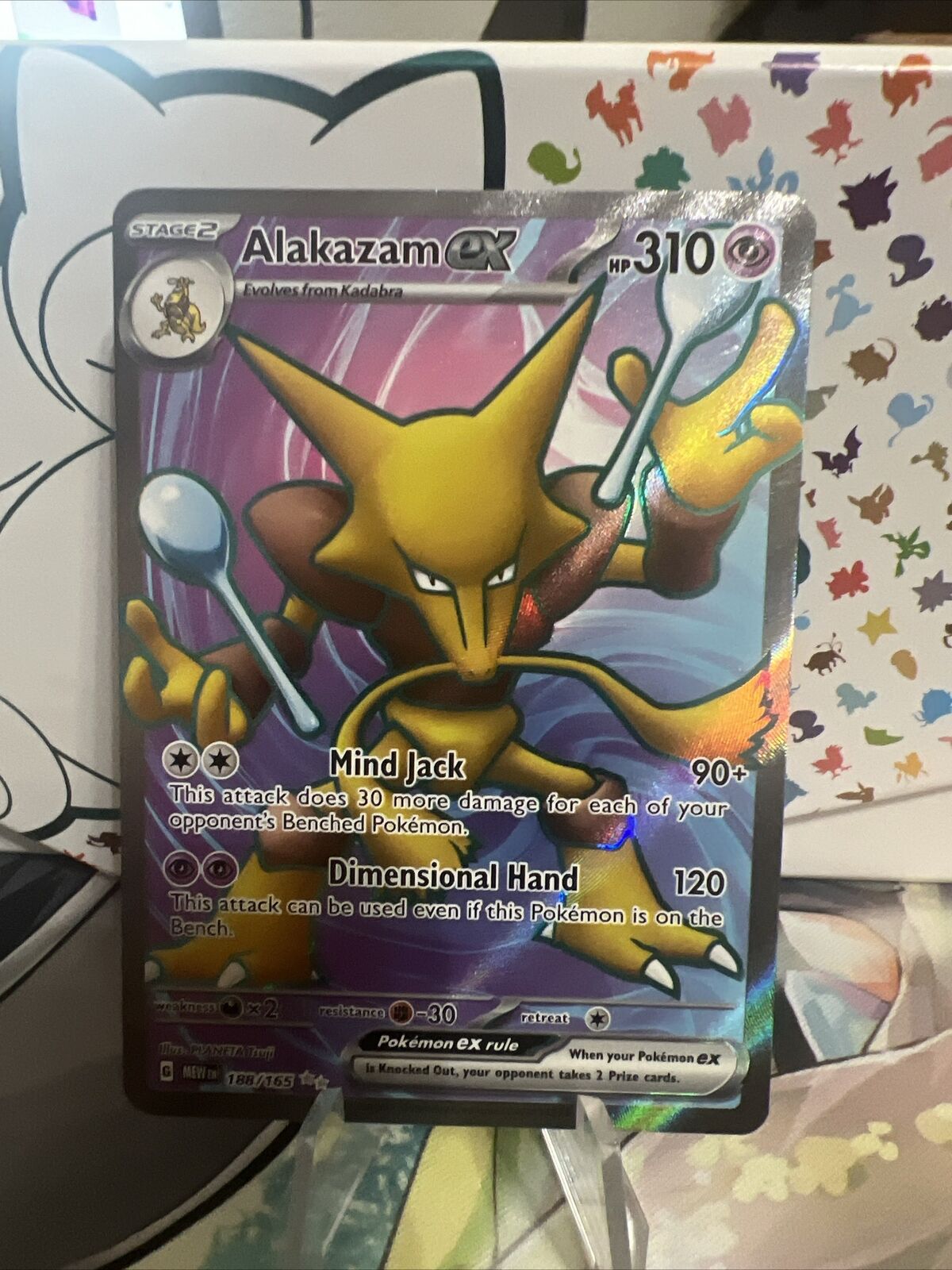 POKEMON 151 - Pokémon - Graded Card Alakazam EX Full Art - 188/165 - UCG 10  - FROM THE NEWEST SET - 2023 - Catawiki