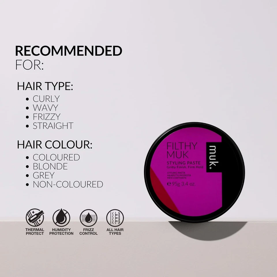 Filthy Muk Gritty Finish Firm Hold Paste 95 G - Image 4 of 4