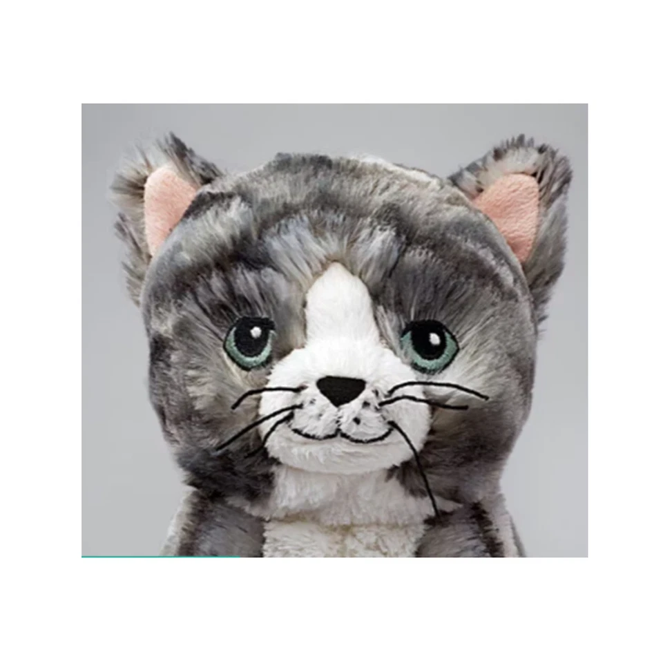 Muñeca de peluche Ikea Cat LILLEPLUTT juguete niños blanco/gris suave 10,5" regalo Foto 2 de 4