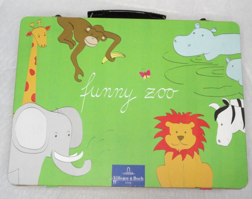 Villeroy & Boch Colorful Children's 3 Piece Dish Set Zoo Animals Mug Plate Bowl - Picture 2 of 23