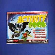 Gamestop Video Game Retailer Promotional ACTIVITY BOOK Never Used LEGO Batman
