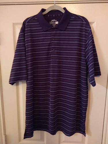 Jack Nicklaus Performance 18 Striped Short Sleeve Golf Shirt Men's sz XL - Picture 2 of 4