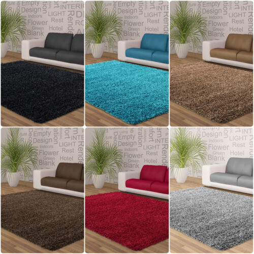 SUPER SOFT 5 CM NON SHED THICK SHAGGY SMALL LARGE HALLWAY RUNNER RUG CARPET - Afbeelding 1 van 25
