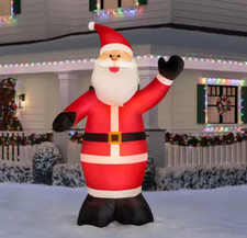 Home Accents 9 ft Santa With Countdown Calendar Fast Ship