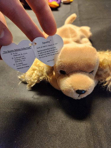 Menge 9 - Vintage 1990er 4. Generation Ty Beanie Babys - alle mit Etikett intakt! - Bild 11 von 21
