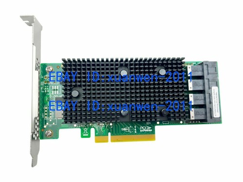 Câble SAS LSI SAS3416 9400-16i HBA 12G 16 ports mode informatique tri-mode JBOD +4*SFF-8482 - Photo 3/4