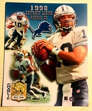 Detroit Lions CHARLIE BATCH autograph auto signed LIMITED 8x10 MICHIGAN STATE