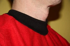 Star Trek TOS Uniform Black Collar Fabric - Springweave - MEN'S TUNIC quantity