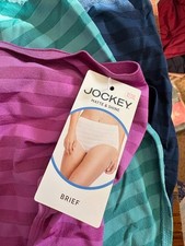 6 Jockey 1218 Matte  Shine Brief Panty 10/3XL