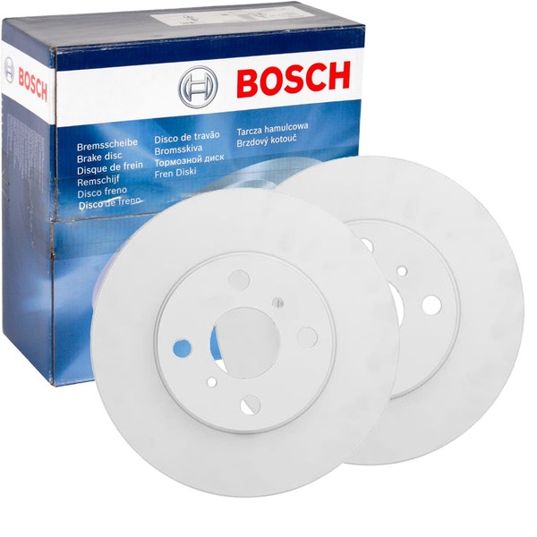 2X Bosch Bremsscheiben Ø255Mm Vorne Passend FÜR Toyota MR2 Yaris-image