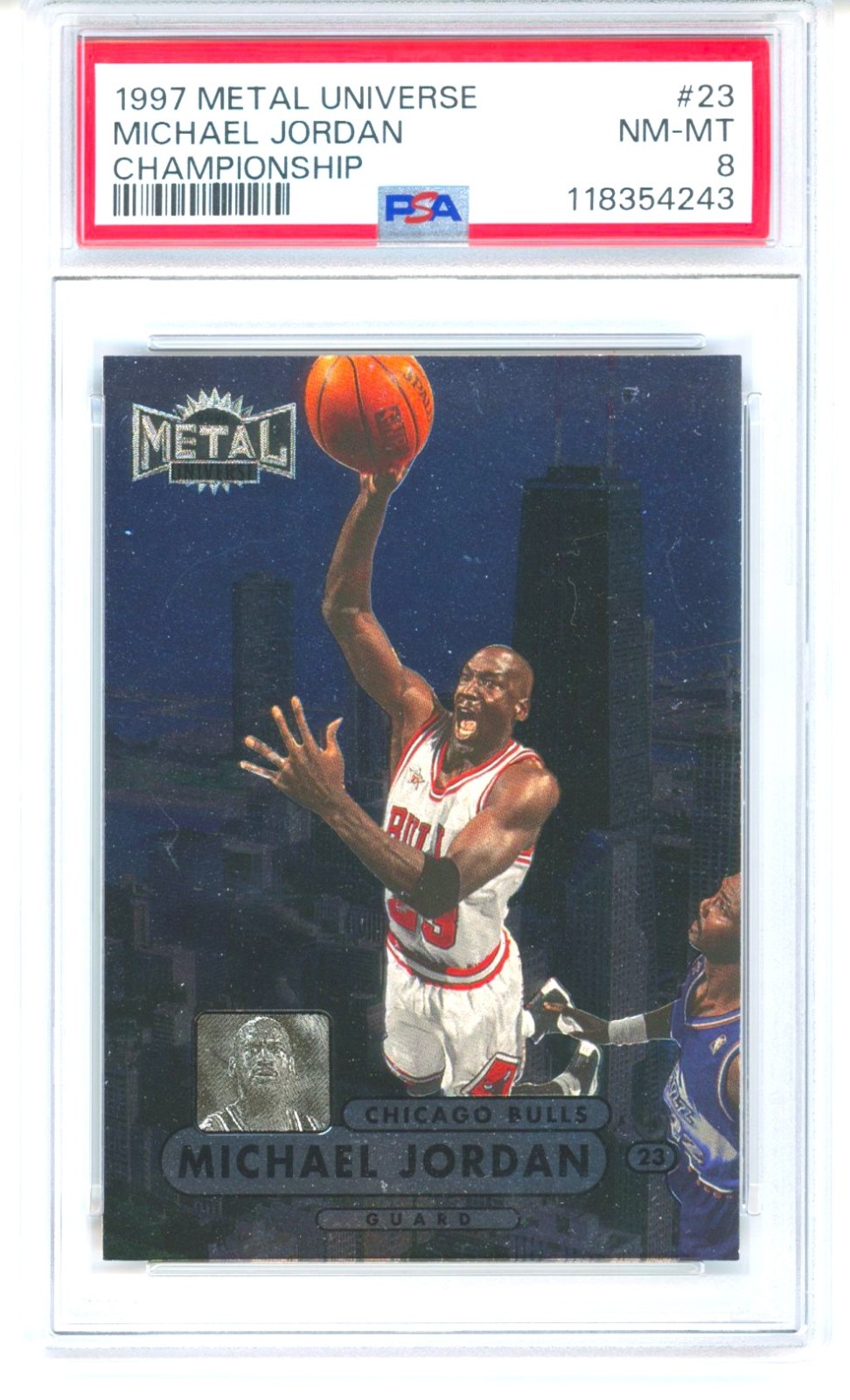 その他 PSA8 1997 l Universe Michael Jordan Michael Jordan 1997 Metal Universe Championship #23 Base