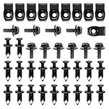 40 Pcs Engine Under Cover Splash Shield Guard Body Bolts Bumper Fender Liner Pus