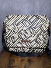 Petunia Pickle Bottom Boxy Neutral abstract Backpack Designer Diaper Bag