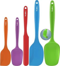 Multicolor set of 5 Spatulas 600°, 5 Spatula 600°F 