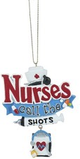 Midwest-CBK Nurses Call All The Shots Resin Ornament