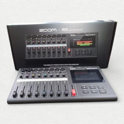 ZOOM R20 Multitrack Digital Recorder 16-Track Audio Interface Portable Black