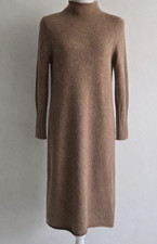 Madewell Cashmere Turtleneck Sweater Dress Camel Brown Size Small