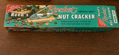 Vintage Reed s Rocket Nut Cracker Model 1419 USA Made W/ Original Box