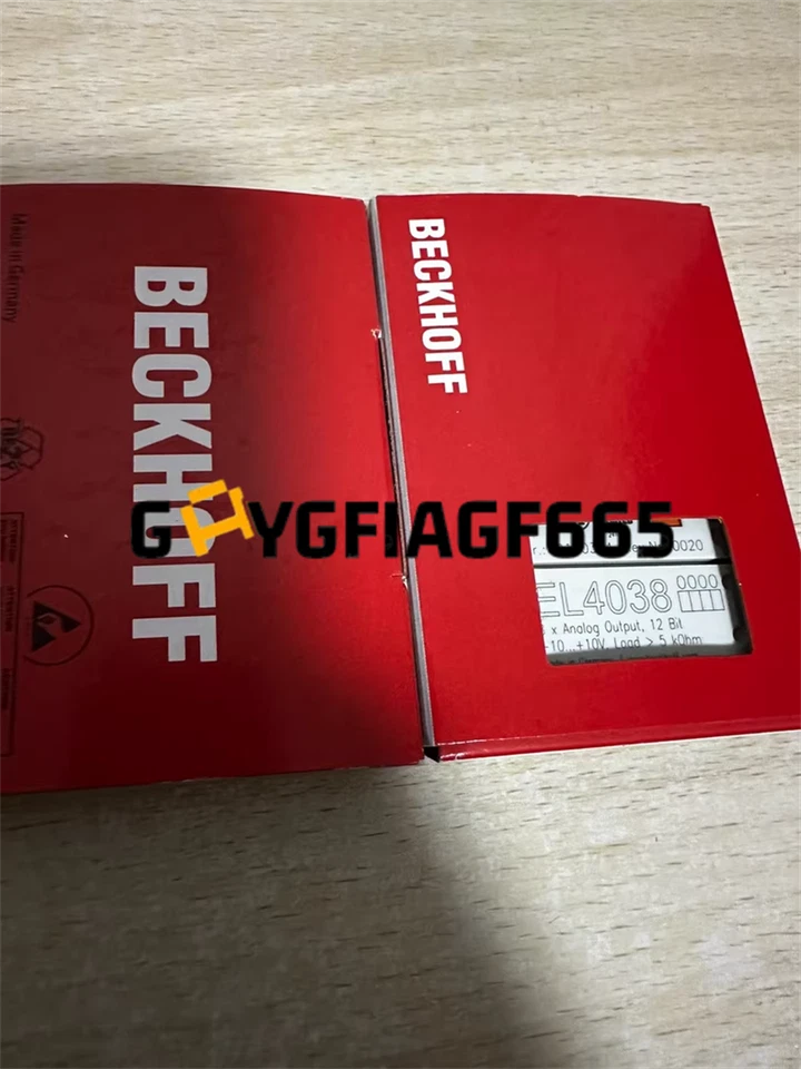 NEW BECKHOFF EL4038 PLC MODULE EL4038 DHL Express Delivery Free ship us free tax - Image 2 of 4