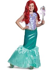 Girl's Disney The Little Mermaid Ariel Deluxe Costume