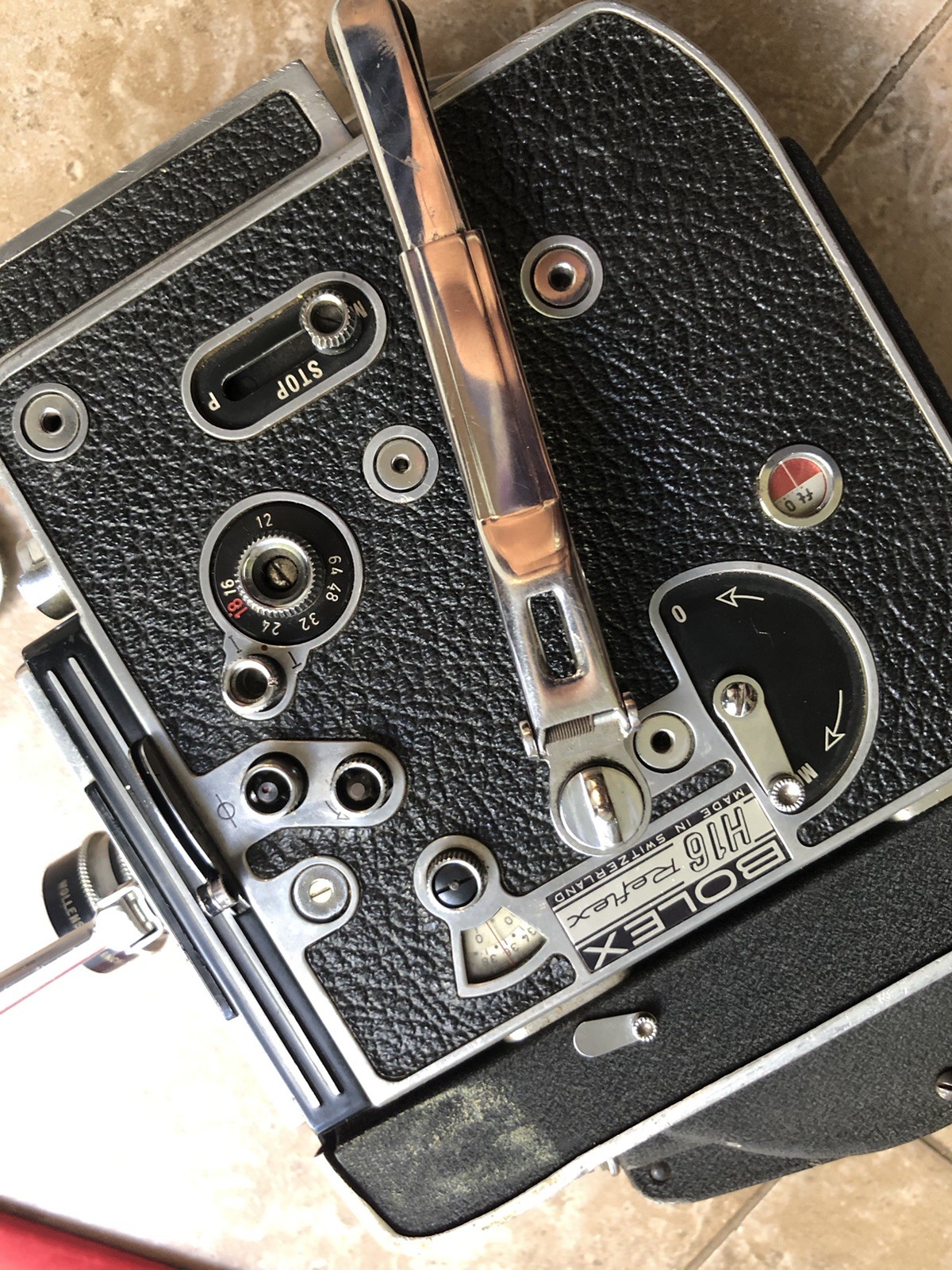 Bolex H16 Reflex  5 camera body with a 25mm Lens